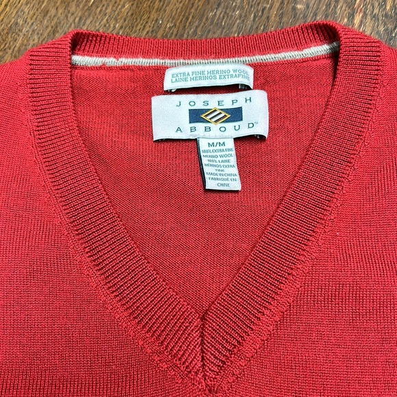 Joseph Abboud extra fine merino wool vest - Picture 4 of 6